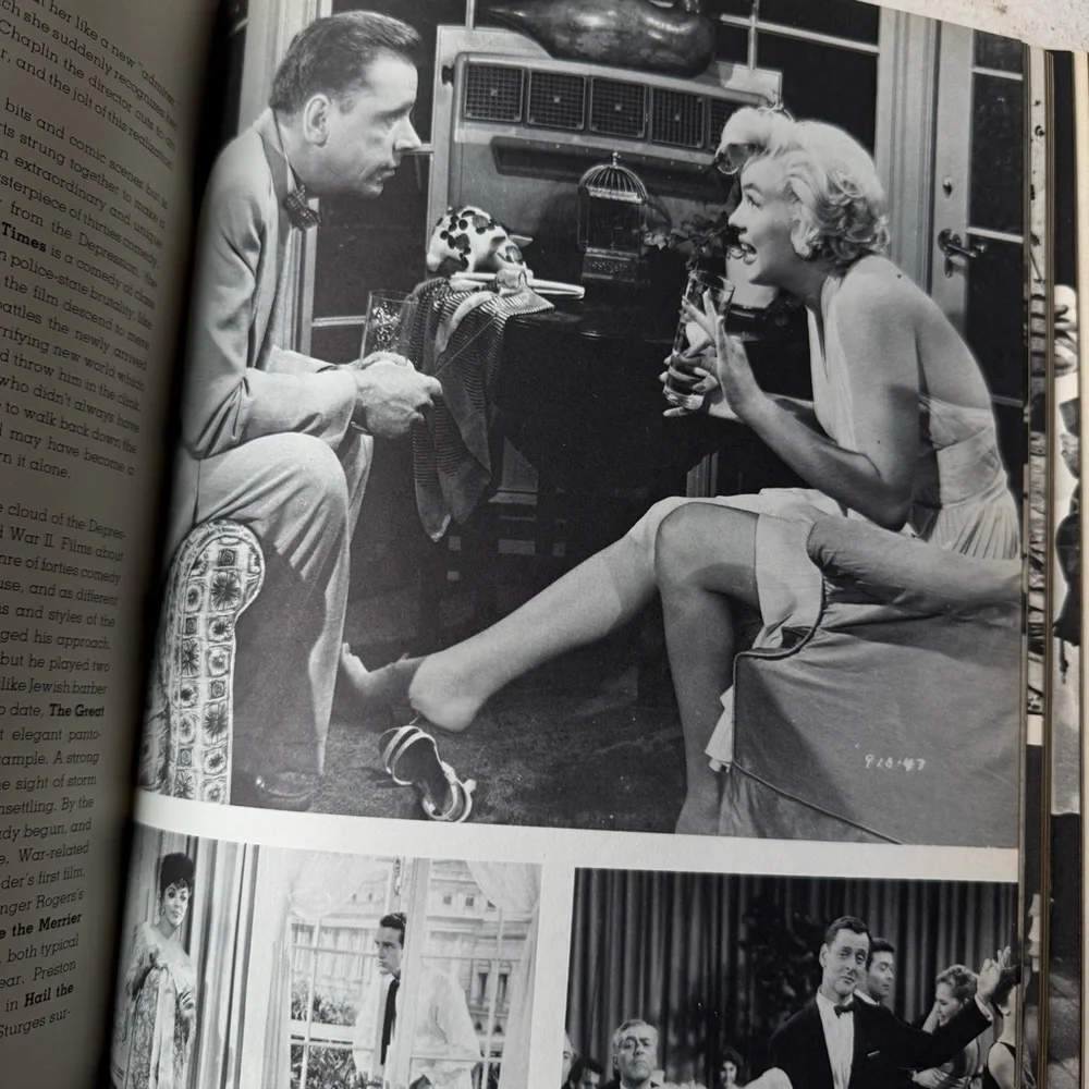 Vintage 'The Movie Book' Hardcover (1974) Film Buff Coffee Table Book